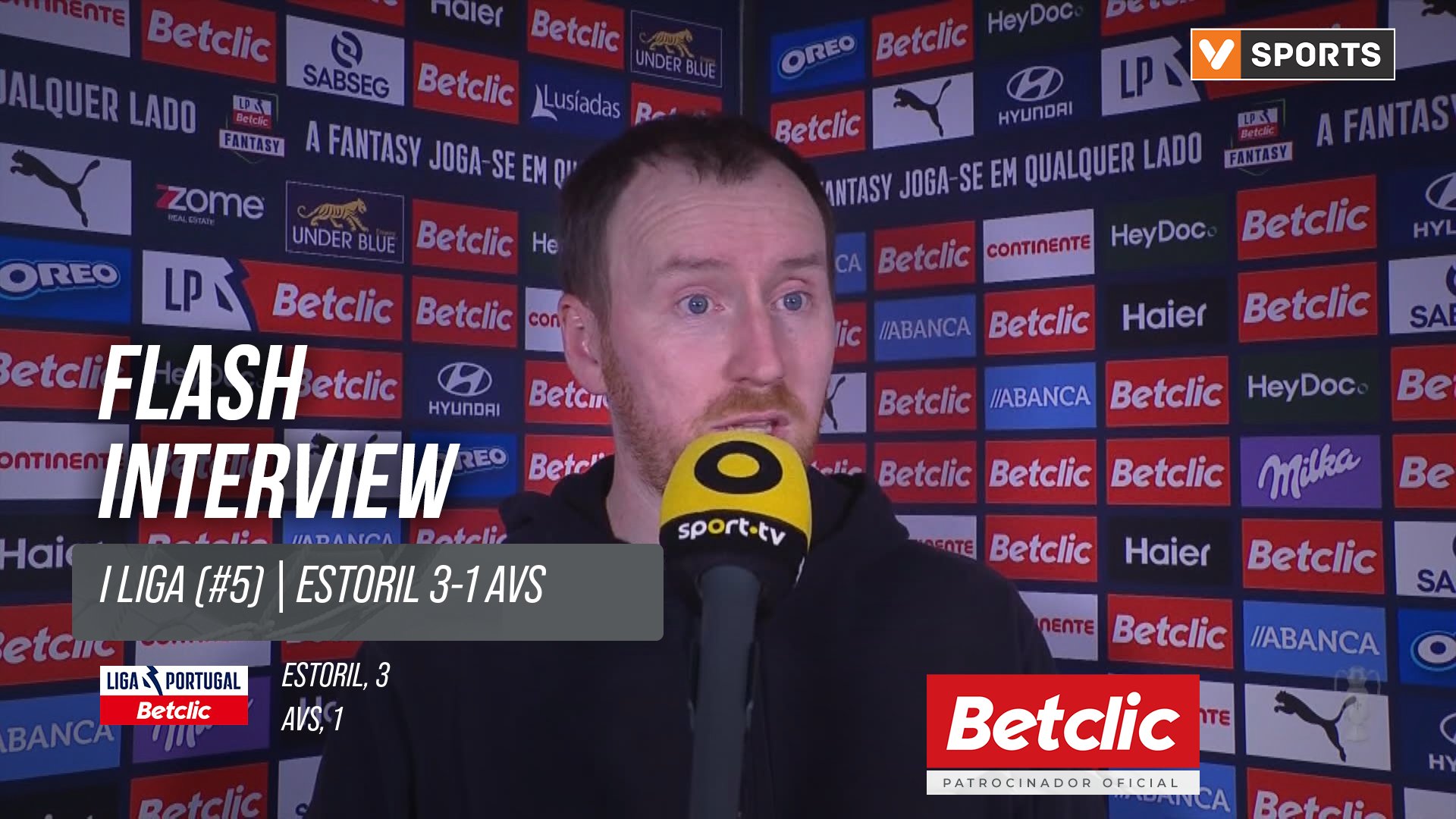 I Liga (#5) | Estoril 3-1 AVS: Flash Interview Ian Cathro