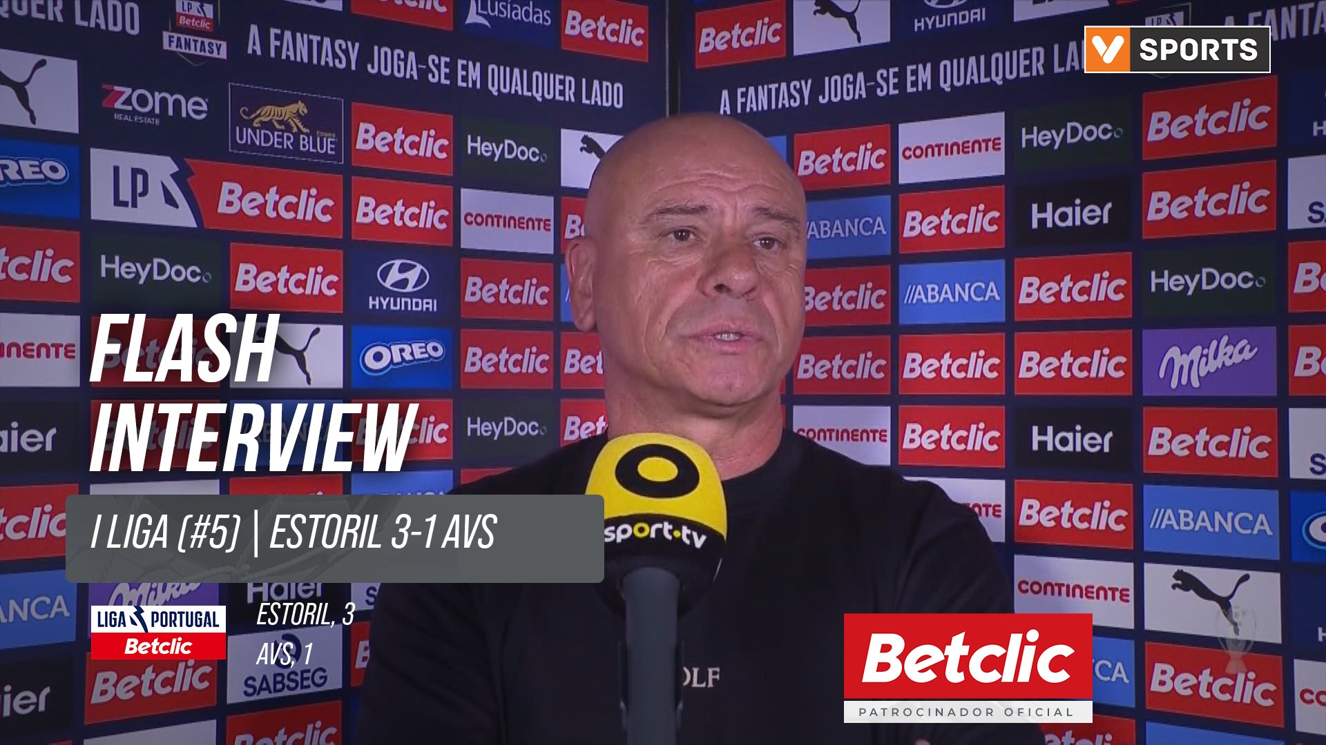 I Liga (#5) | Estoril 3-1 AVS: Flash Interview José Mota
