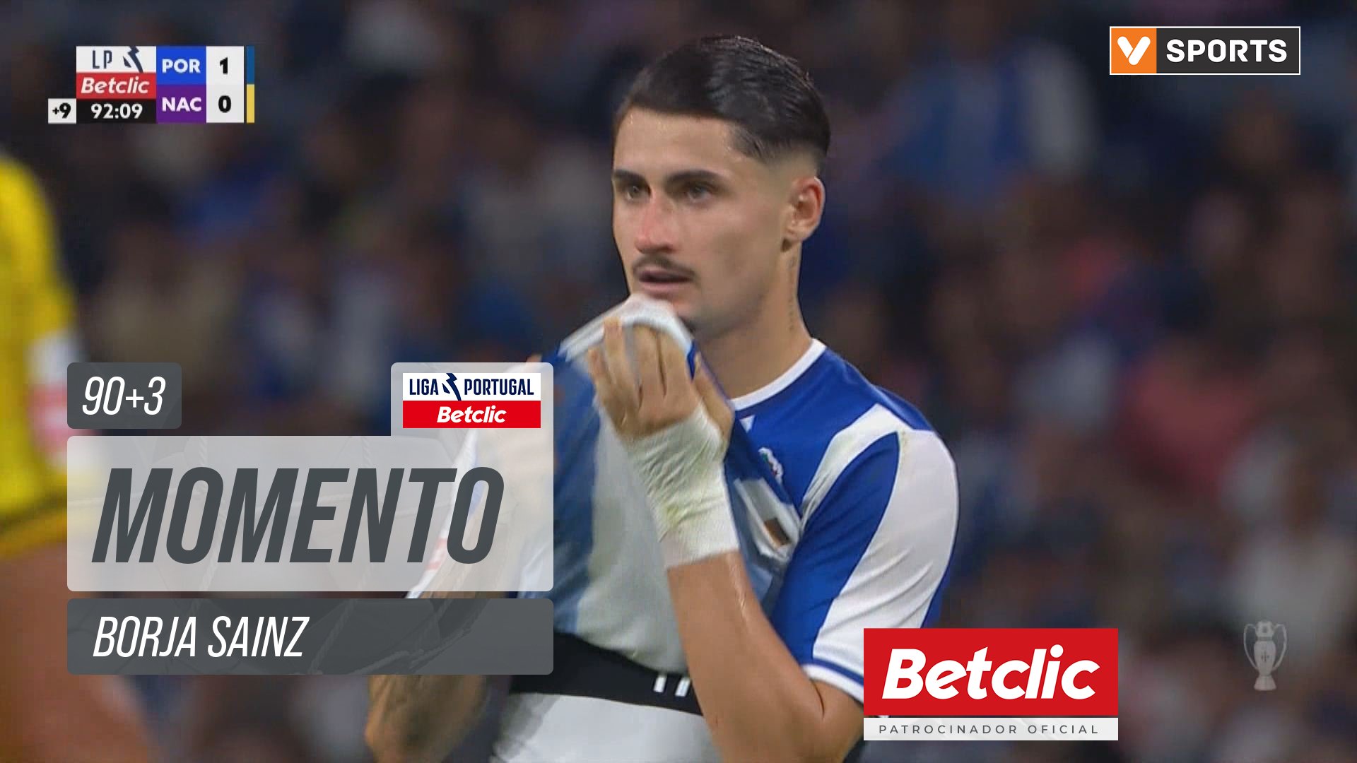 FC Porto, Jogada, Borja Sainz aos 90'+3'
