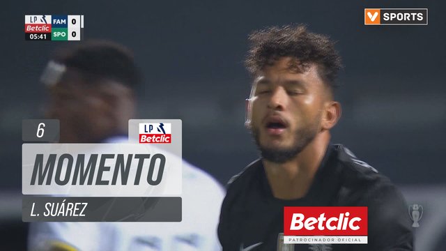 Sporting, Jogada, L. Suárez aos 6'