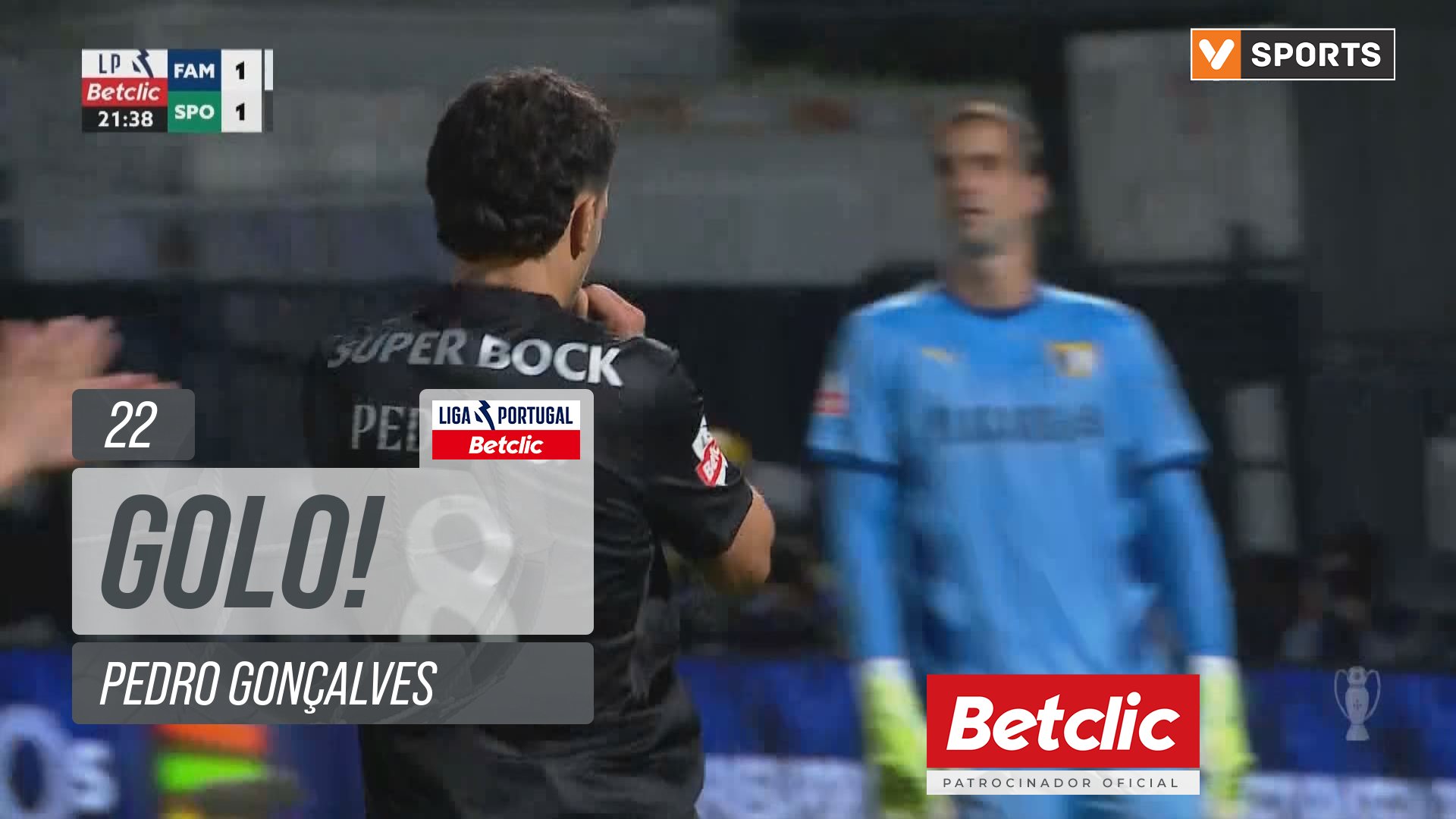 GOLO! Sporting, Pedro Gonçalves aos 22', Famalicão 1-1 Sporting