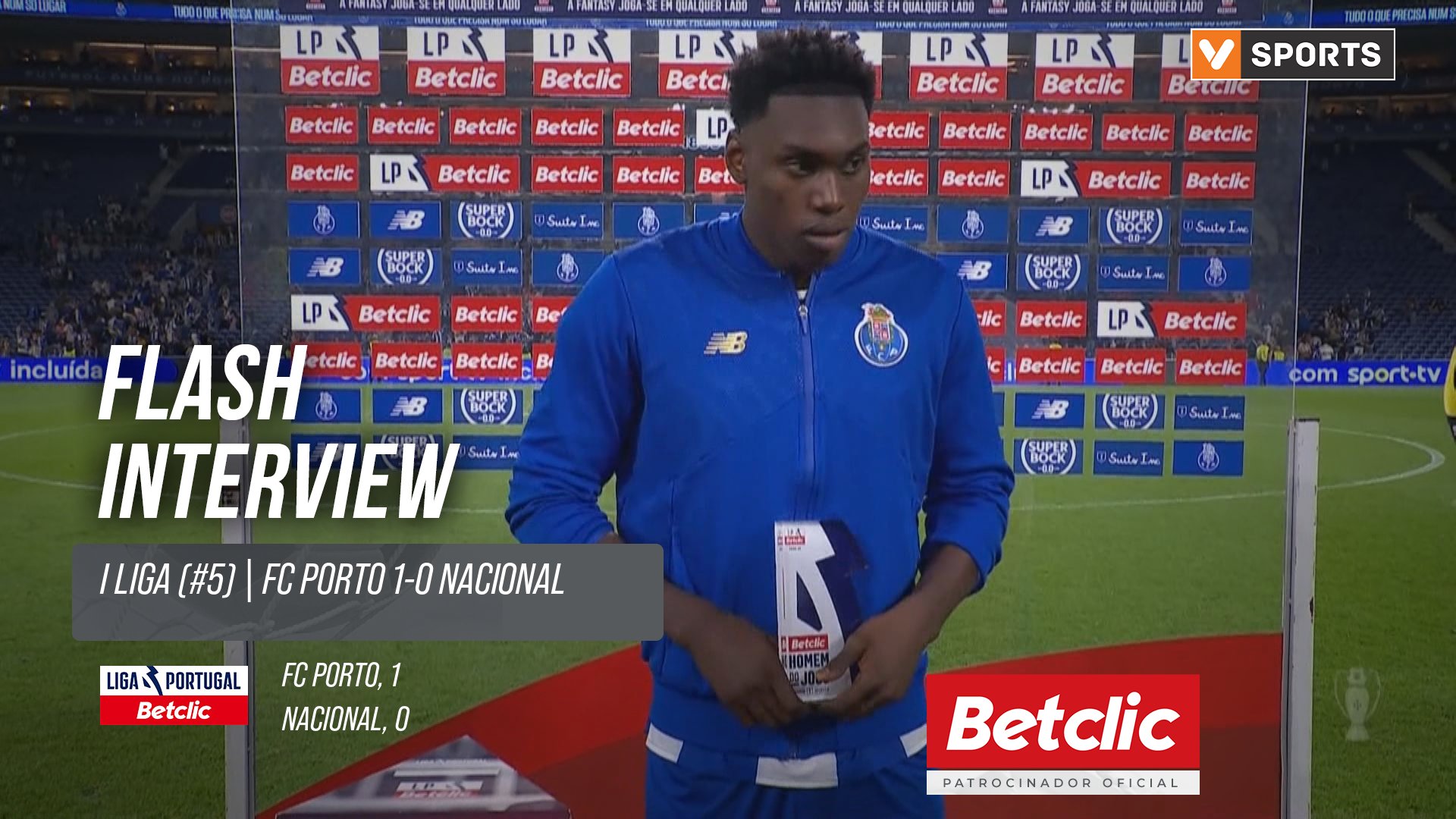 I Liga (#5) | FC Porto 1-0 Nacional: Flash Interview Samu