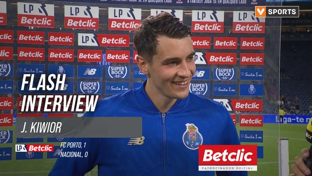 I Liga (#5) | FC Porto 1-0 Nacional: Flash Interview J. Kiwior
