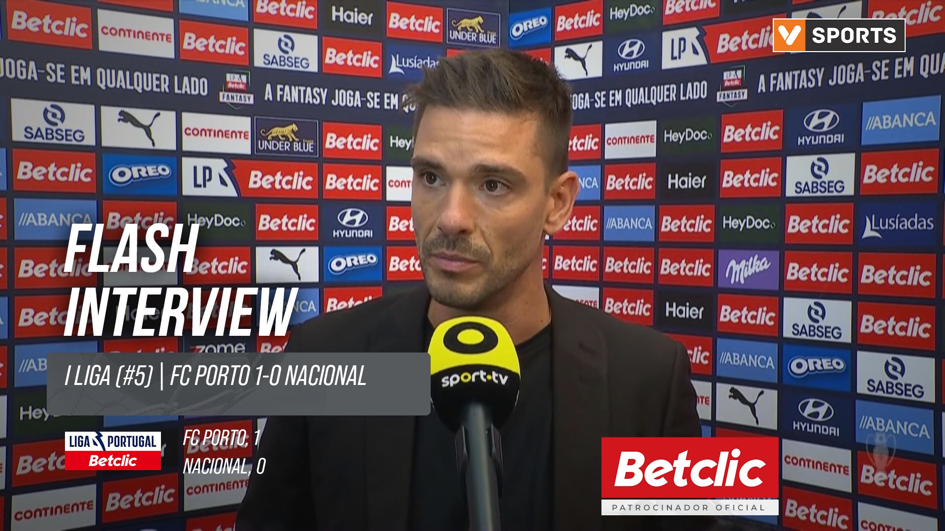 I Liga (#5) | FC Porto 1-0 Nacional: Flash Interview Tiago Margarido