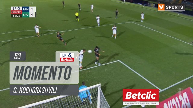 Sporting, Jogada, G. Kochorashvili aos 53'