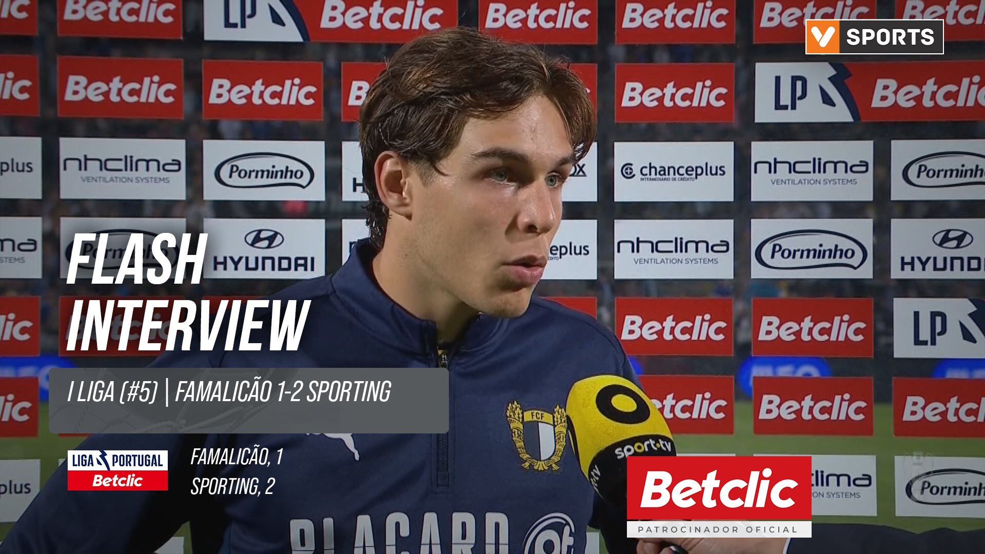I Liga (#5) | Famalicão 1-2 Sporting: Flash Interview Gustavo Sá