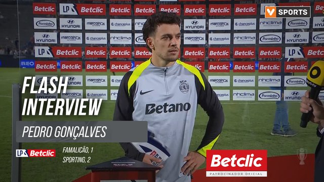 I Liga (#5) | Famalicão 1-2 Sporting: Flash Interview Pedro Gonçalves