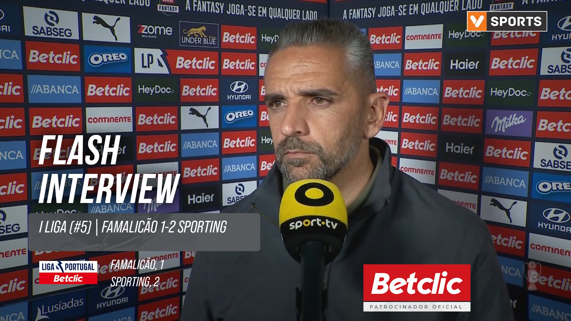 I Liga (#5) | Famalicão 1-2 Sporting: Flash Interview Rui Borges