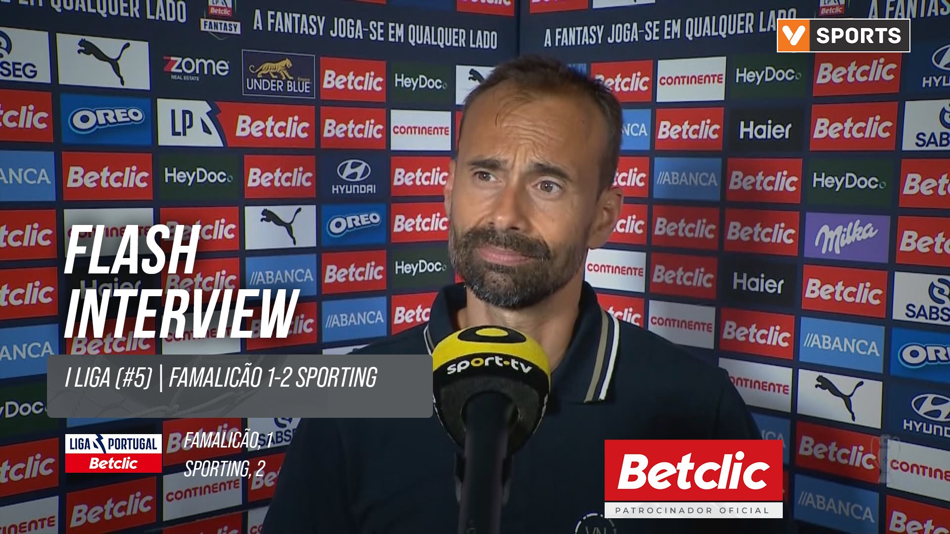I Liga (#5) | Famalicão 1-2 Sporting: Flash Interview Hugo Oliveira