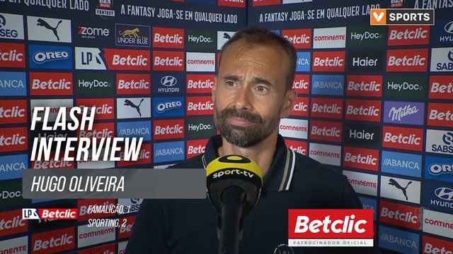 I Liga (#5) | Famalicão 1-2 Sporting: Flash Interview Hugo Oliveira
