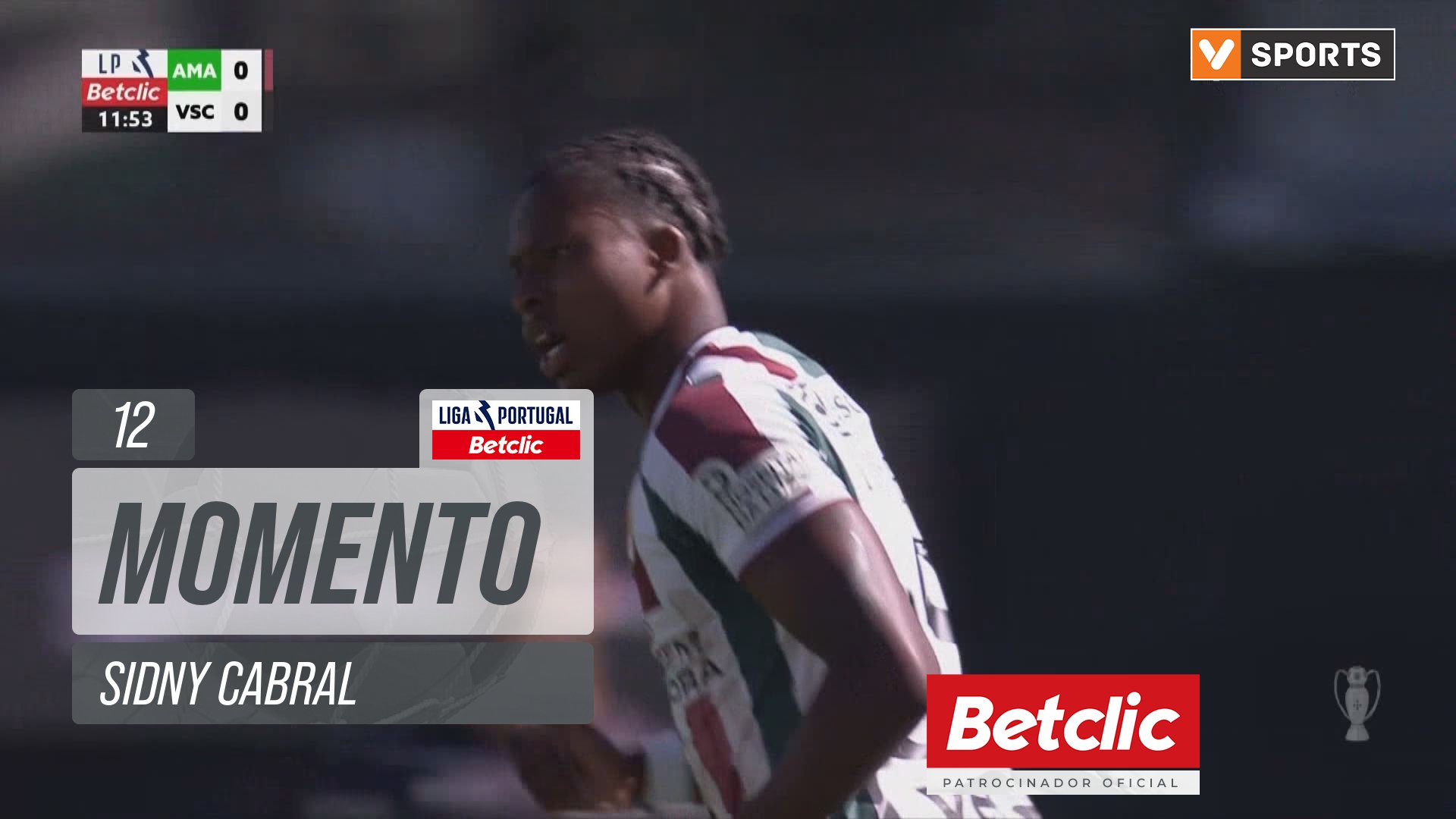 Estrela Amadora, Jogada, Sidny Cabral aos 12'