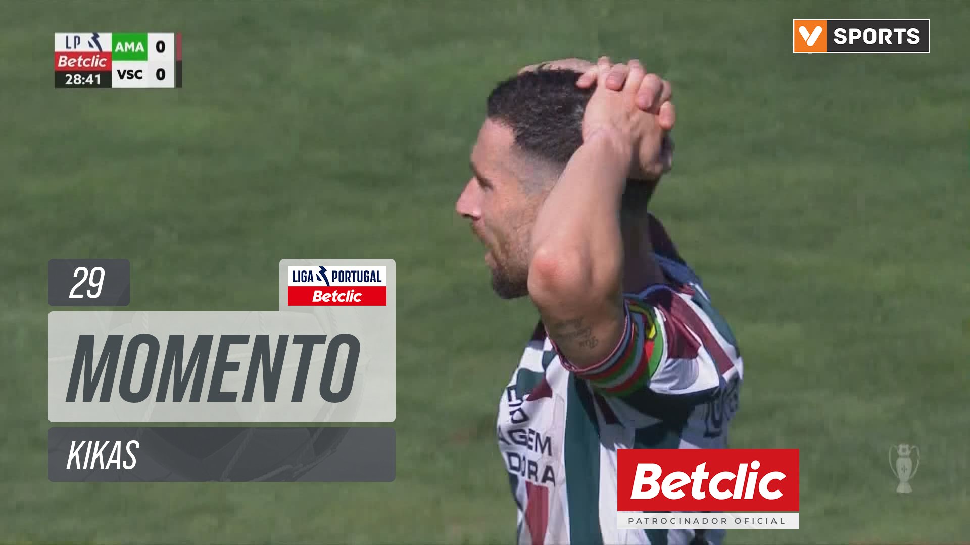Estrela Amadora, Jogada, Kikas aos 29'
