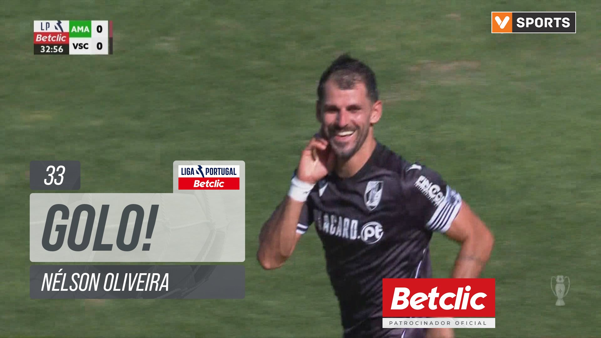 GOLO! Vitória SC, Nélson Oliveira aos 33', Estrela Amadora 0-1 Vitória SC