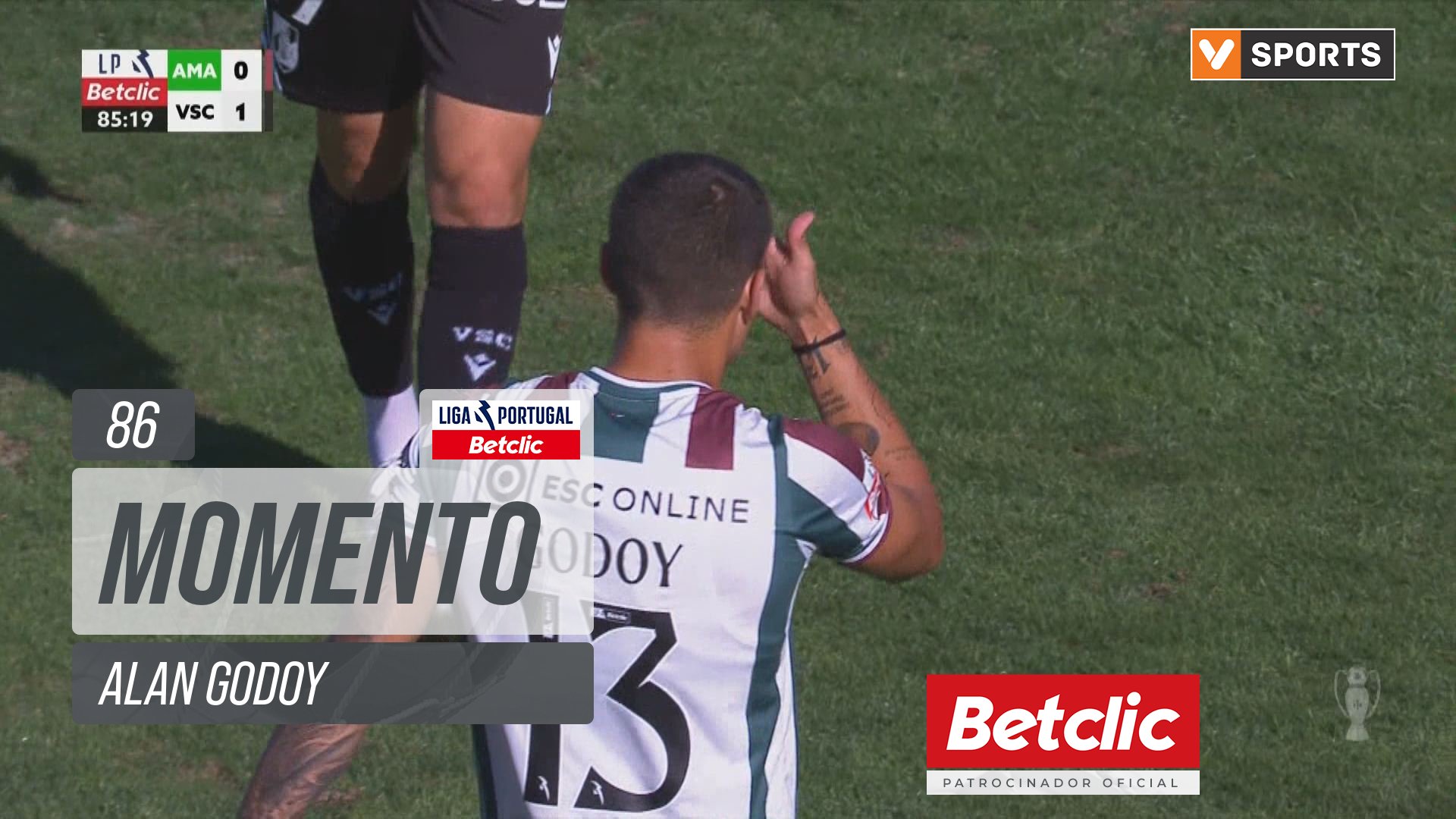 Estrela Amadora, Jogada, Alan Godoy aos 86'