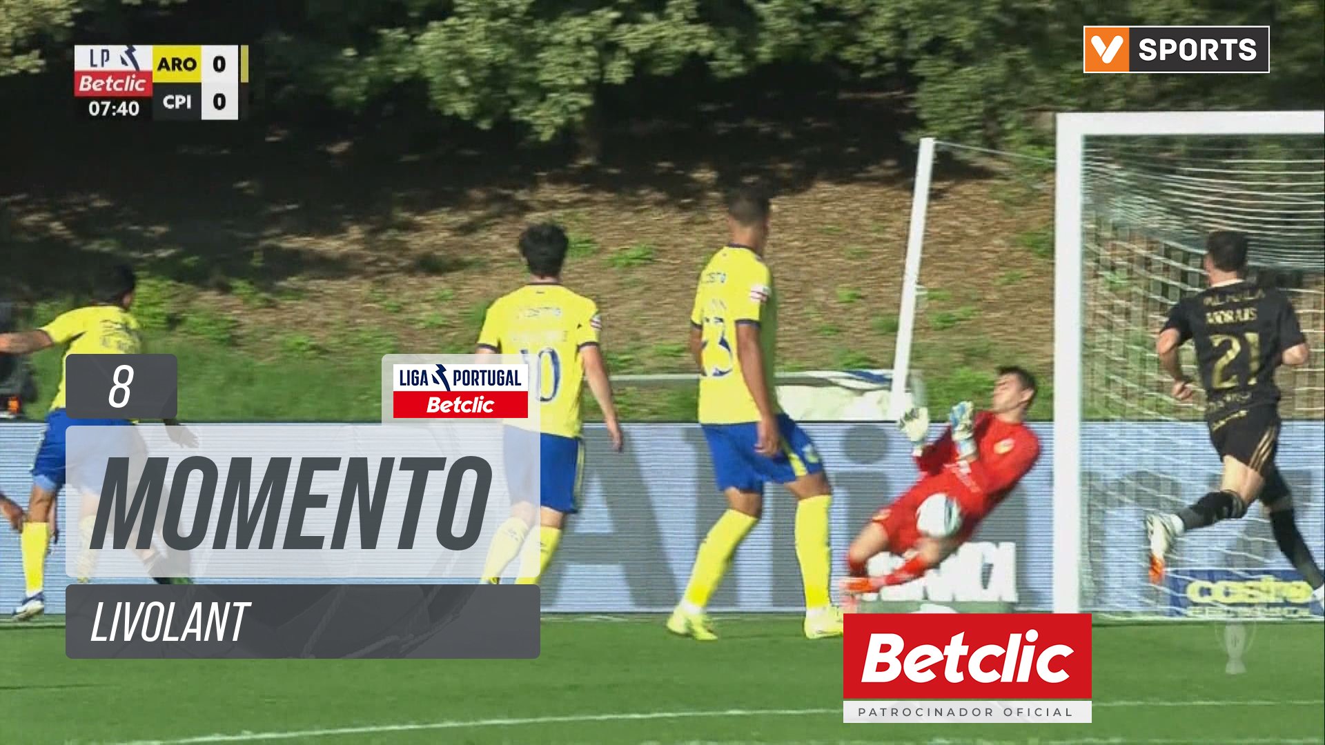 Casa Pia, Jogada, Livolant aos 8'