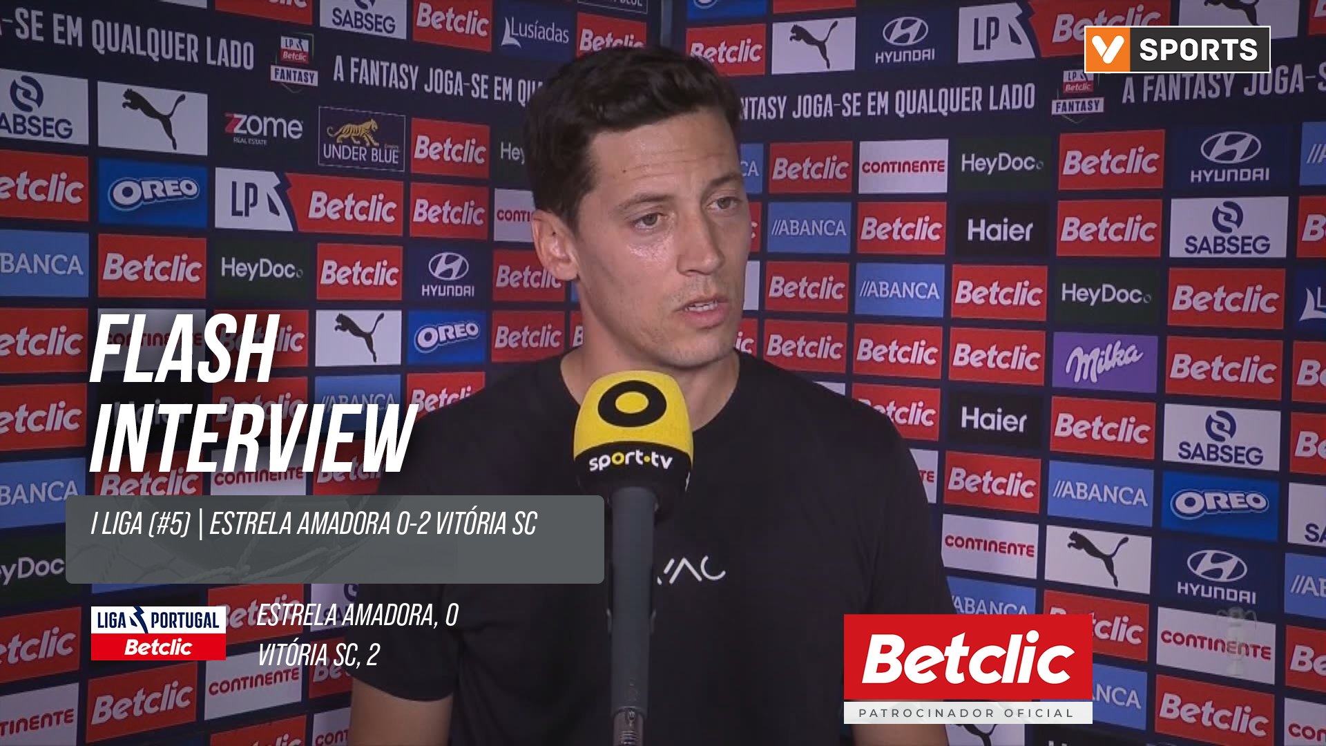 I Liga (#5) | Estrela Amadora 0-2 Vitória SC: Flash Interview Luís Pinto