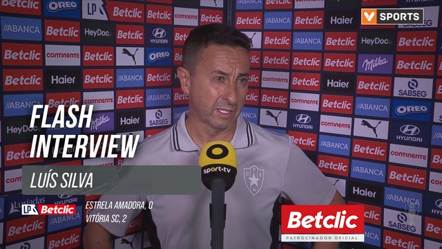 I Liga (#5) | Estrela Amadora 0-2 Vitória SC: Flash Interview Luís Silva