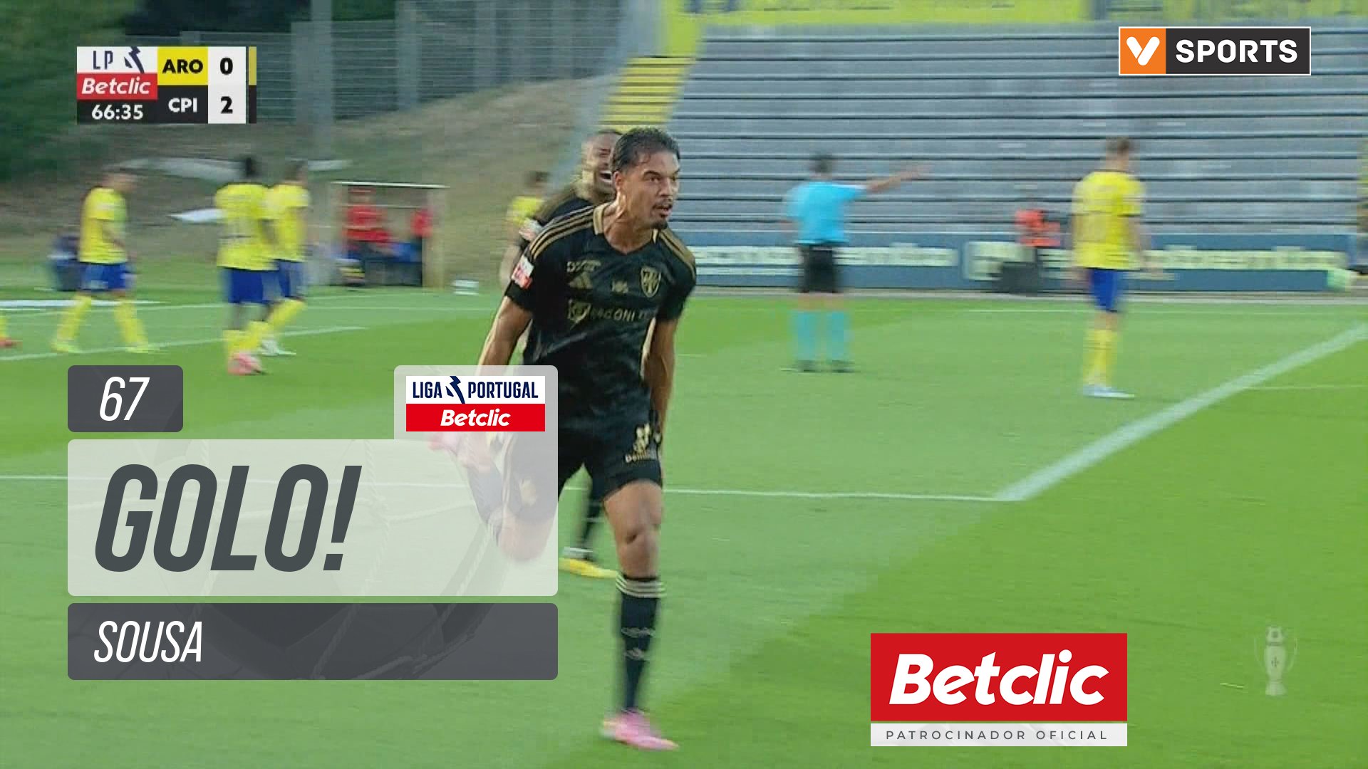 GOLO! Casa Pia, Sousa aos 67', Arouca 0-2 Casa Pia