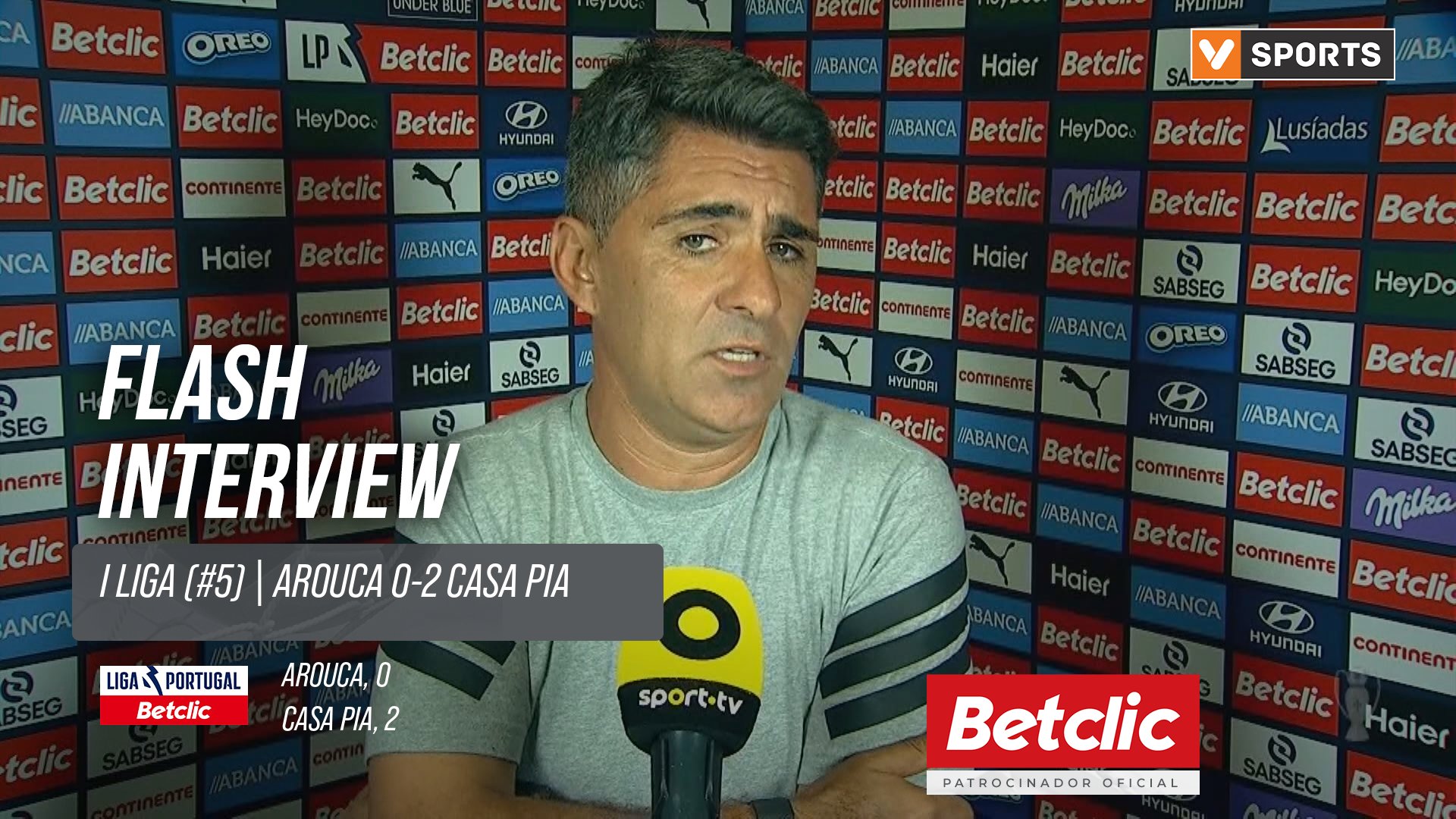 I Liga (#5) | Arouca 0-2 Casa Pia: Flash Interview Alexandre Santana