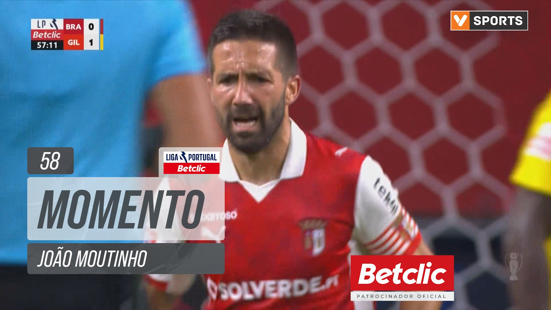 Braga, Jogada, João Moutinho aos 58'