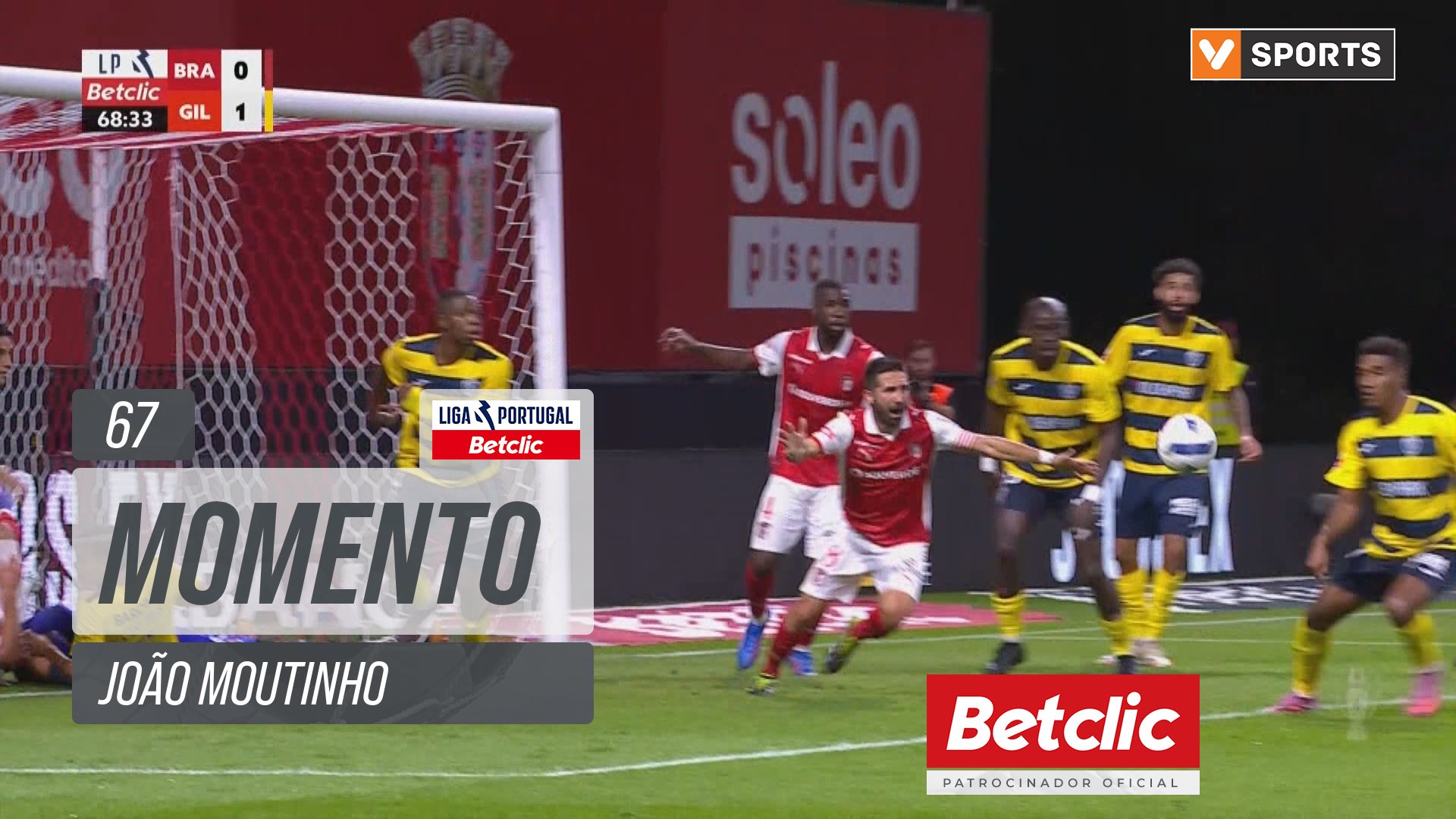 Braga, Jogada, João Moutinho aos 67'