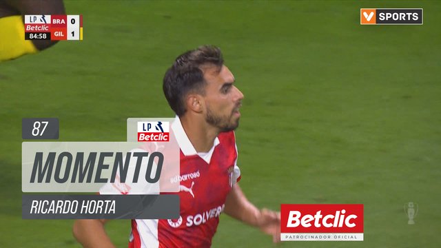 Braga, Jogada, Ricardo Horta aos 87'