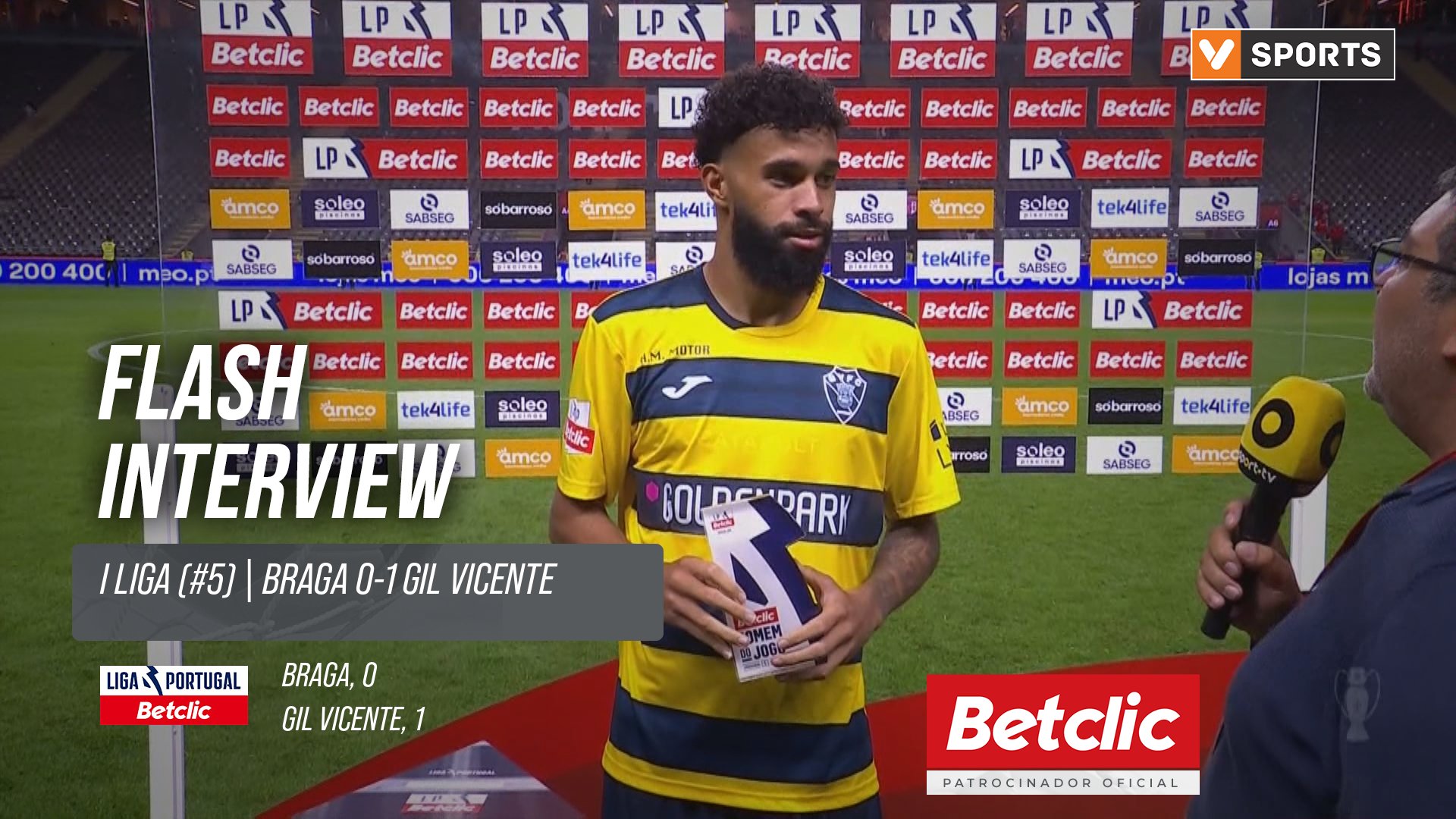 I Liga (#5) | Braga 0-1 Gil Vicente: Flash Interview Pablo