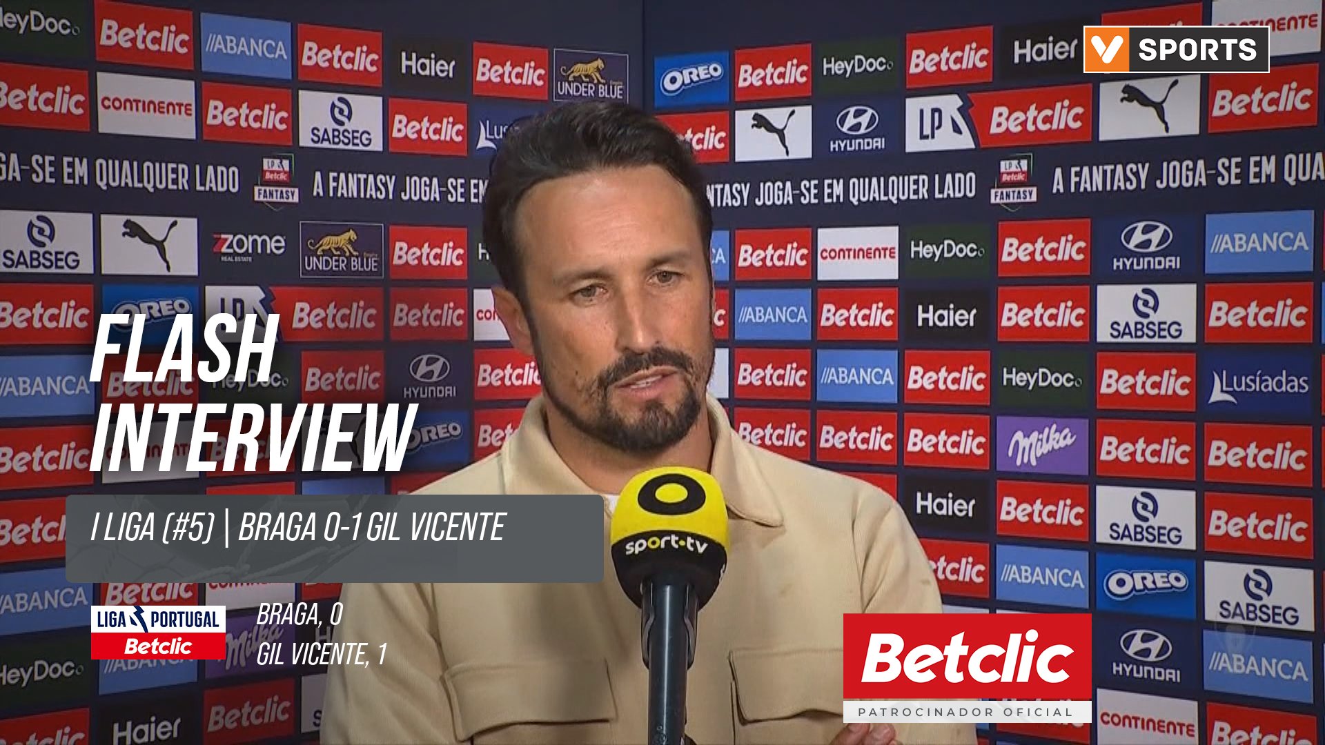 I Liga (#5) | Braga 0-1 Gil Vicente: Flash Interview César Peixoto