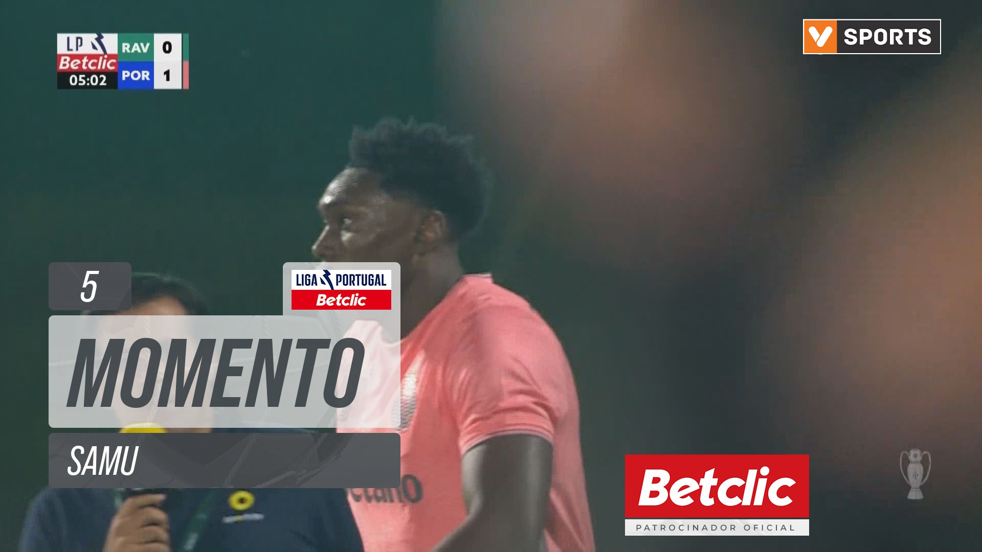 FC Porto, Jogada, Samu aos 5'