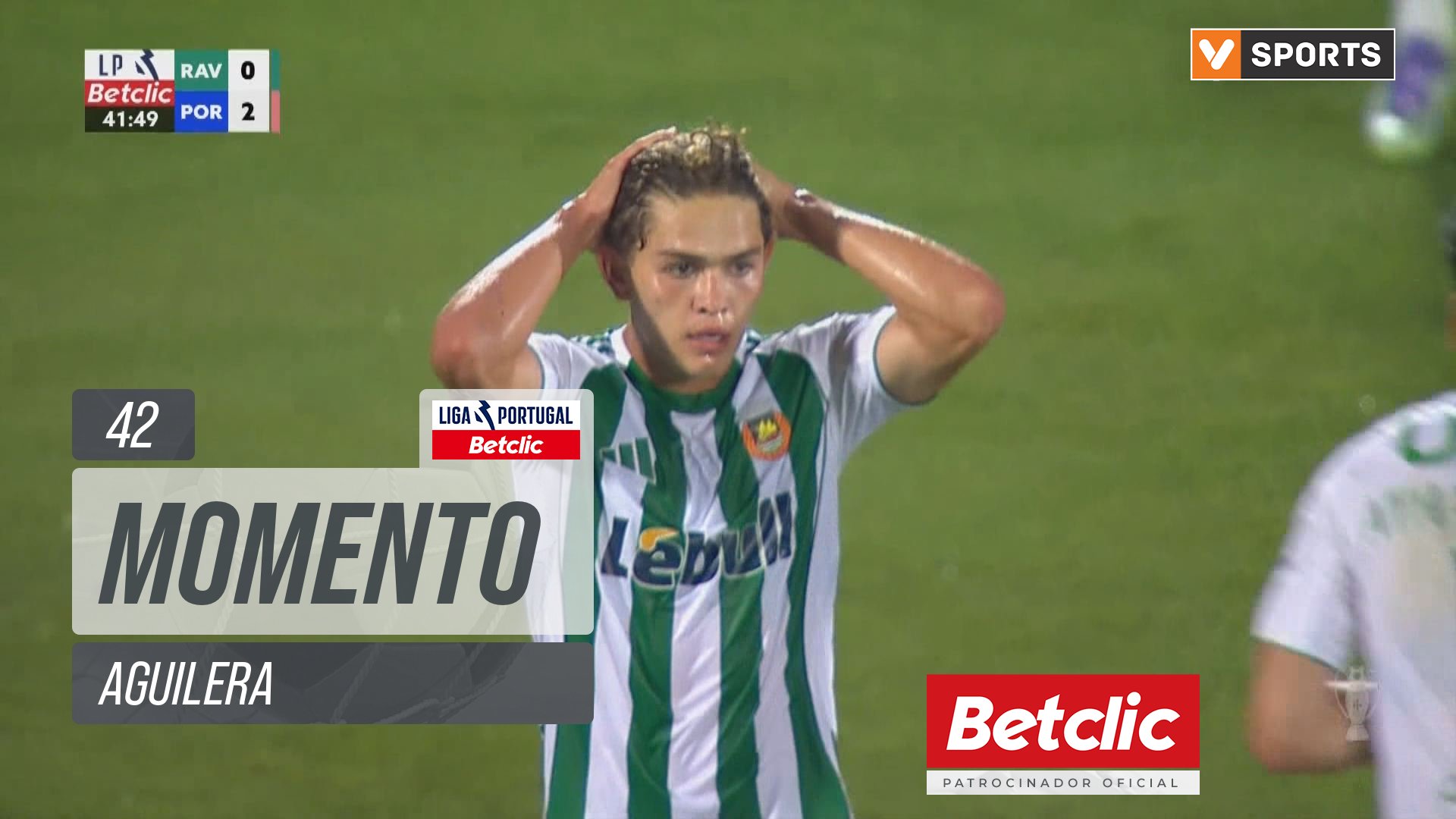 Rio Ave, Jogada, Aguilera aos 42'
