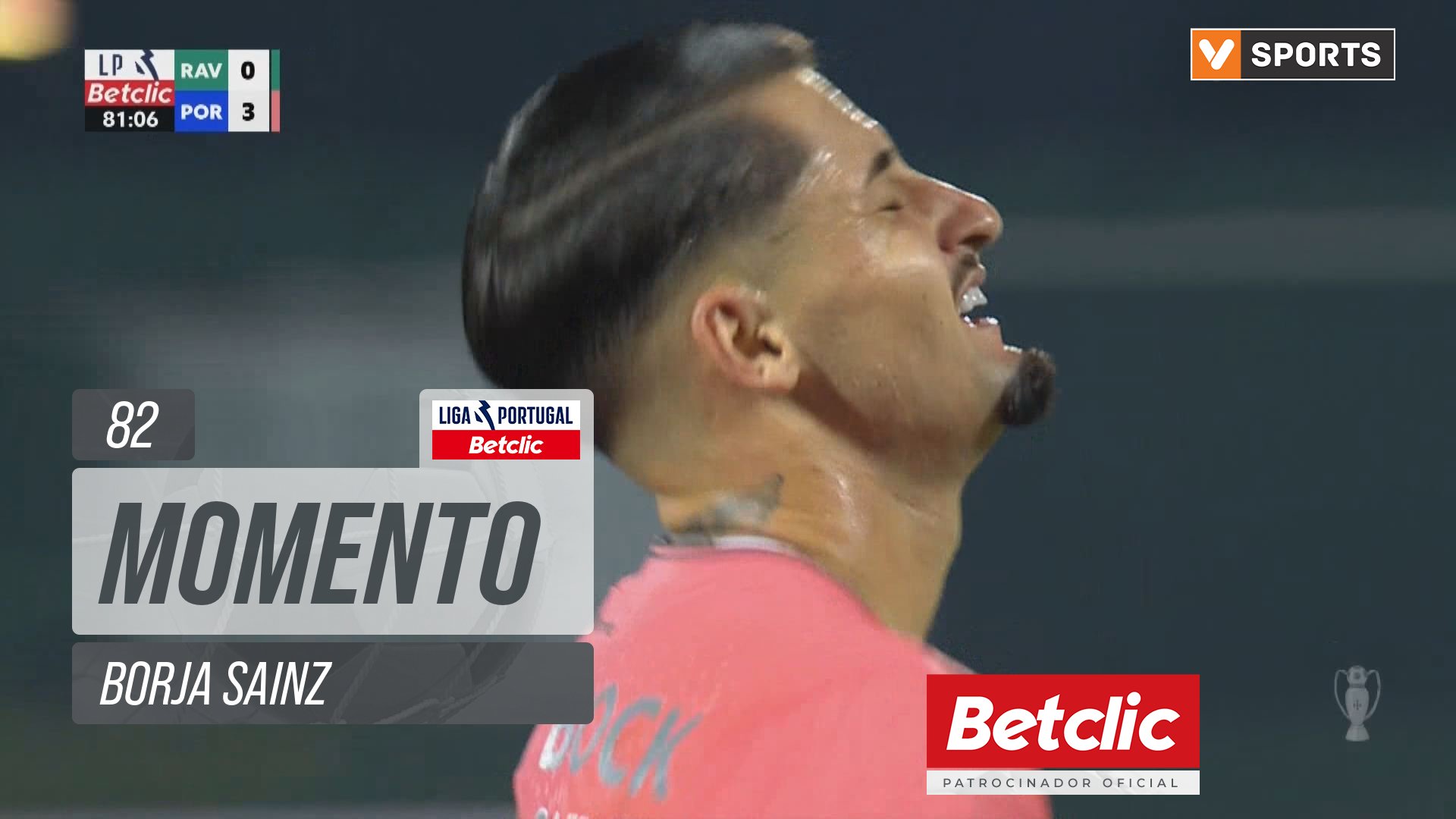 FC Porto, Jogada, Borja Sainz aos 82'