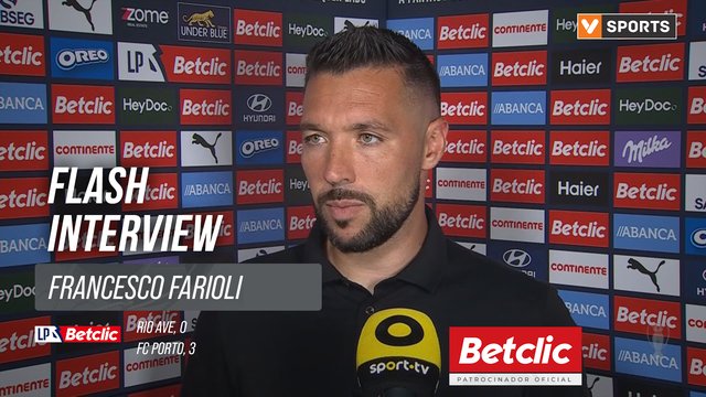 I Liga (#6) | Rio Ave 0-3 FC Porto: Flash Interview Francesco Farioli