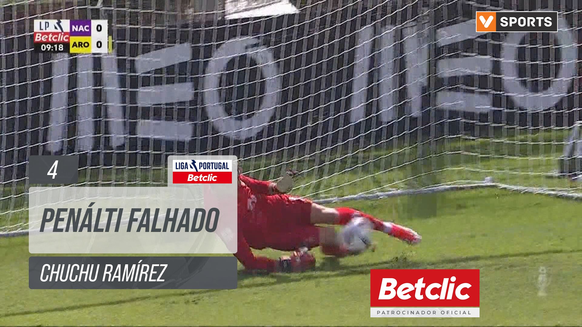 Nacional, Jogada, Chuchu Ramírez aos 4'