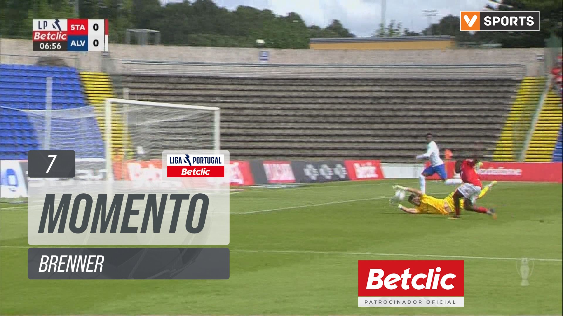 Santa Clara, Jogada, Brenner aos 7'