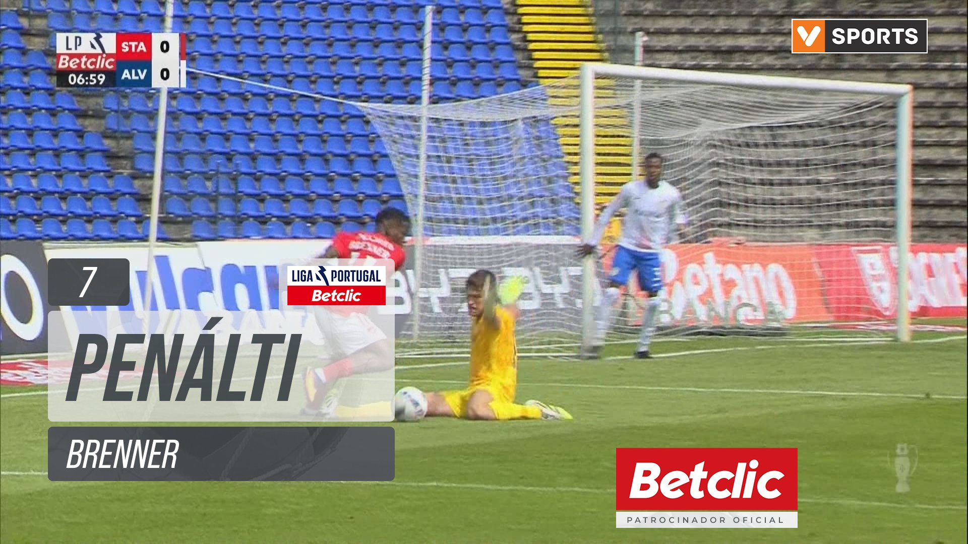 Santa Clara, Penálti, Brenner aos 7'