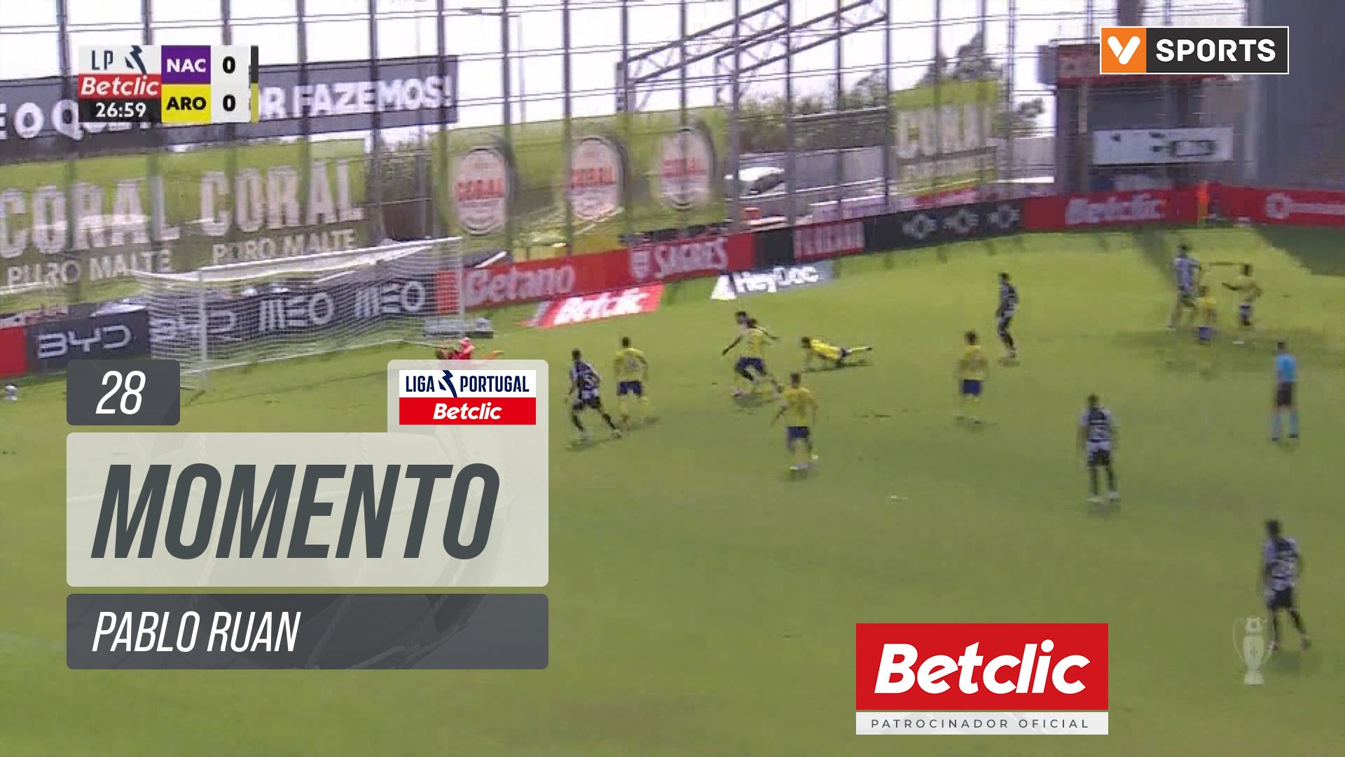 Nacional, Jogada, Pablo Ruan aos 28'