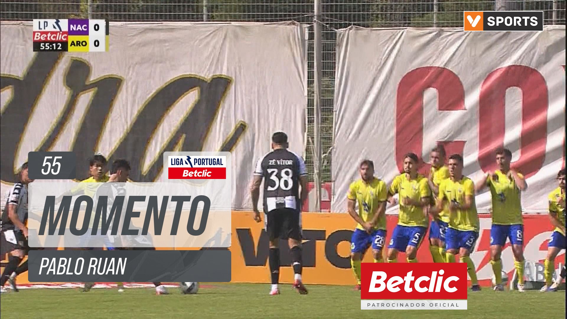 Nacional, Jogada, Pablo Ruan aos 55'