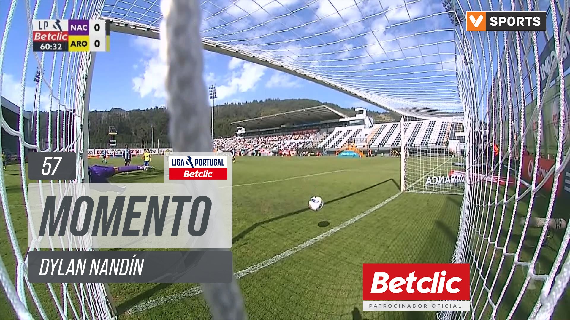 Arouca, Jogada, Dylan Nandín aos 57'