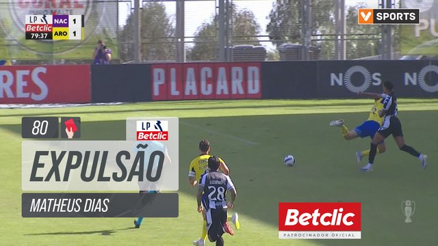 Nacional, Expulsão, Matheus Dias aos 80'