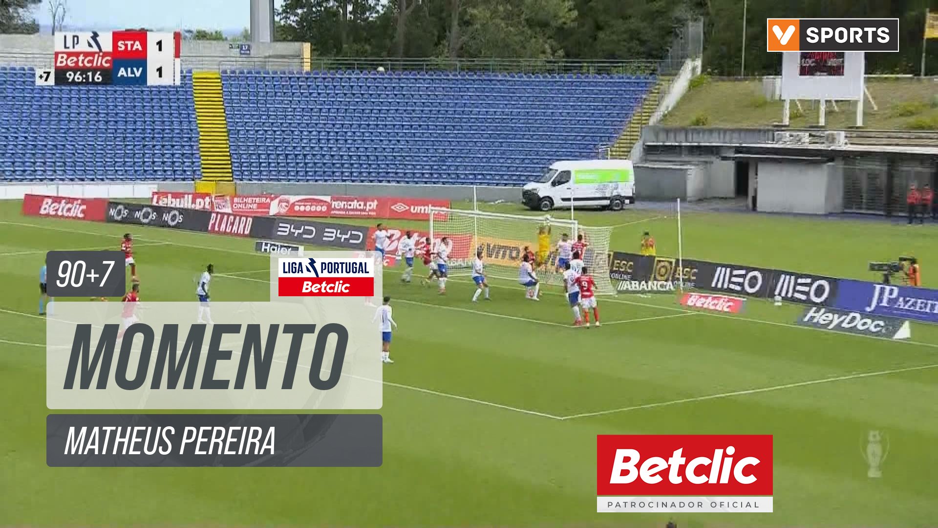 Santa Clara, Jogada, Matheus Pereira aos 90'+7'