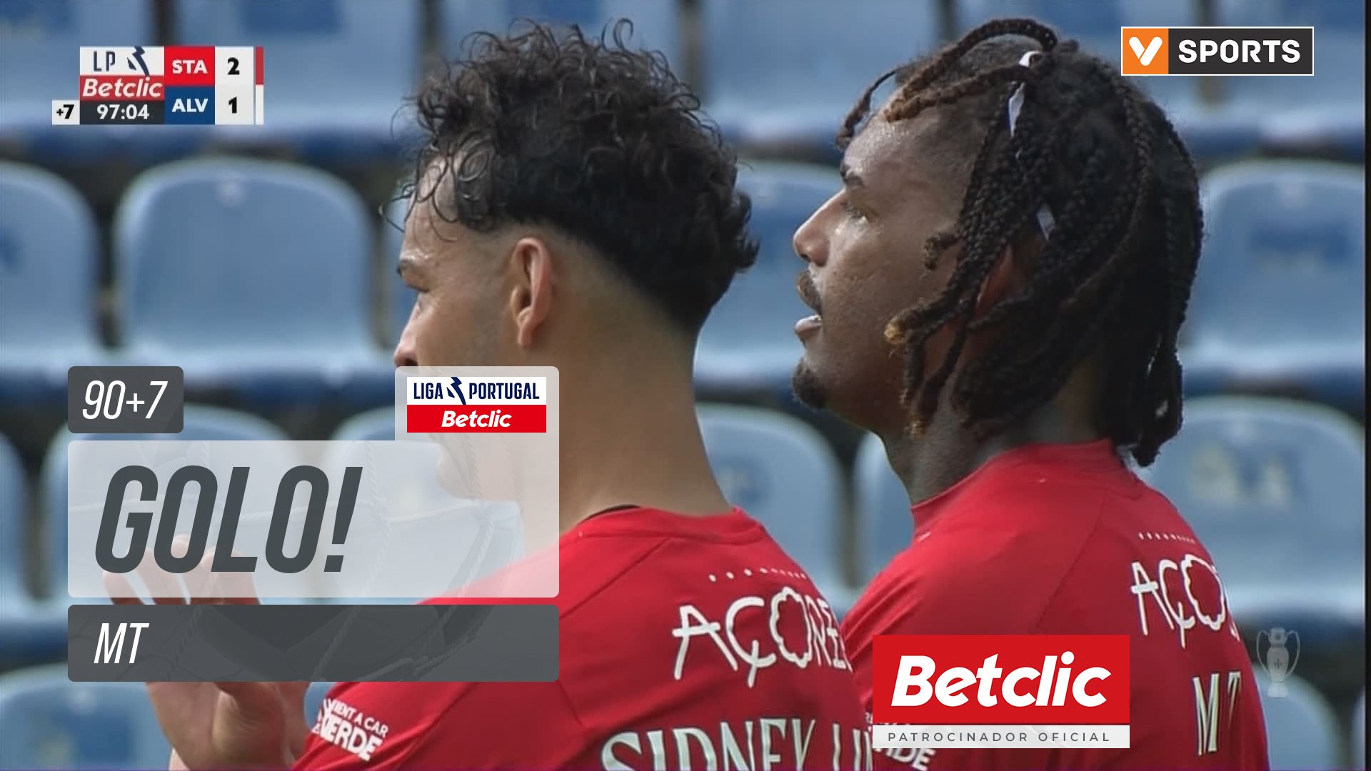 GOLO! Santa Clara, MT aos 90'+7', Santa Clara 2-1 Alverca