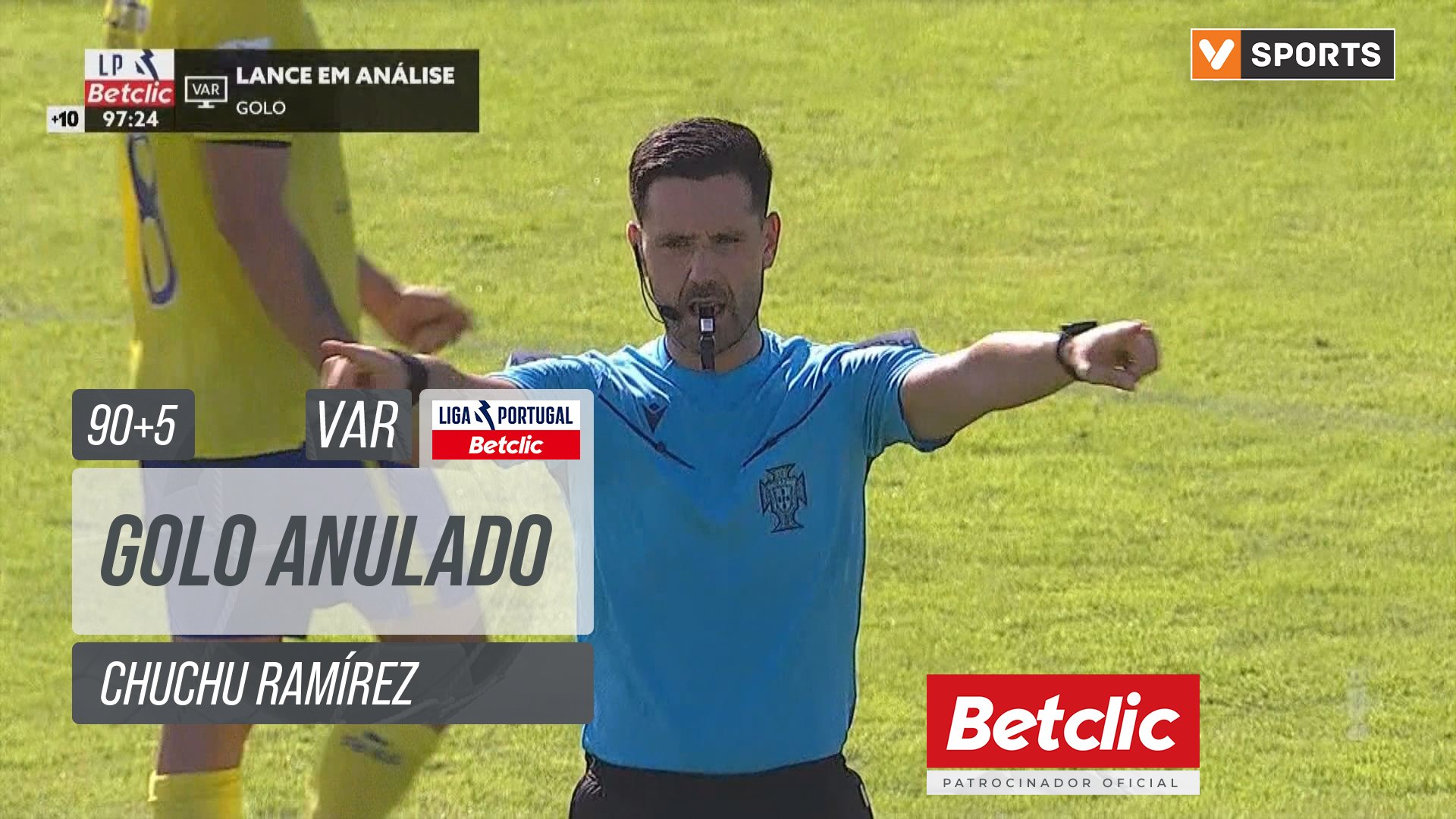 Nacional, Golo Anulado, Chuchu Ramírez aos 90'+5'