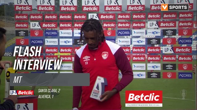 I Liga (#6) | Santa Clara 2-1 Alverca: Flash Interview MT