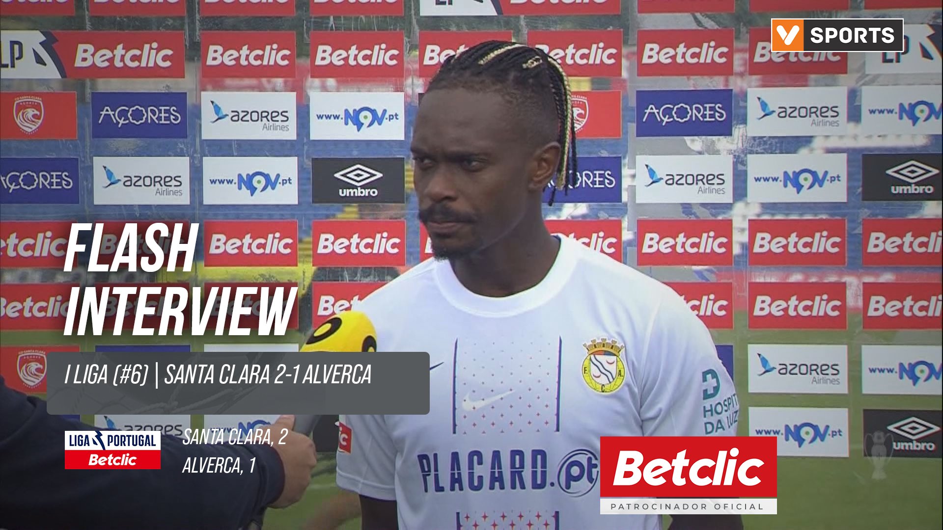 I Liga (#6) | Santa Clara 2-1 Alverca: Flash Interview Lincoln