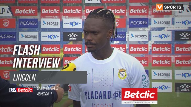 I Liga (#6) | Santa Clara 2-1 Alverca: Flash Interview Lincoln