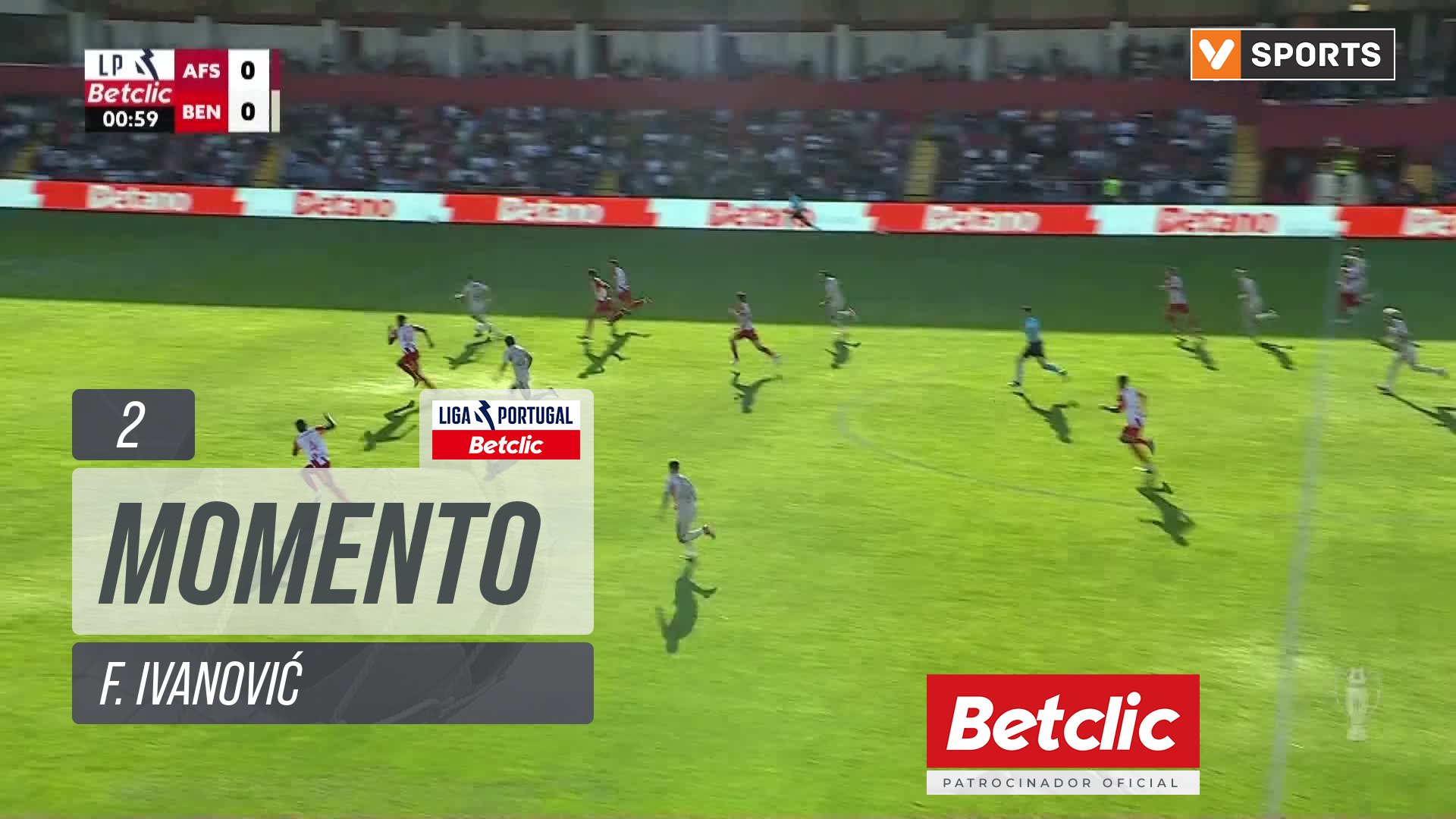 Benfica, Jogada, F. Ivanović aos 2'