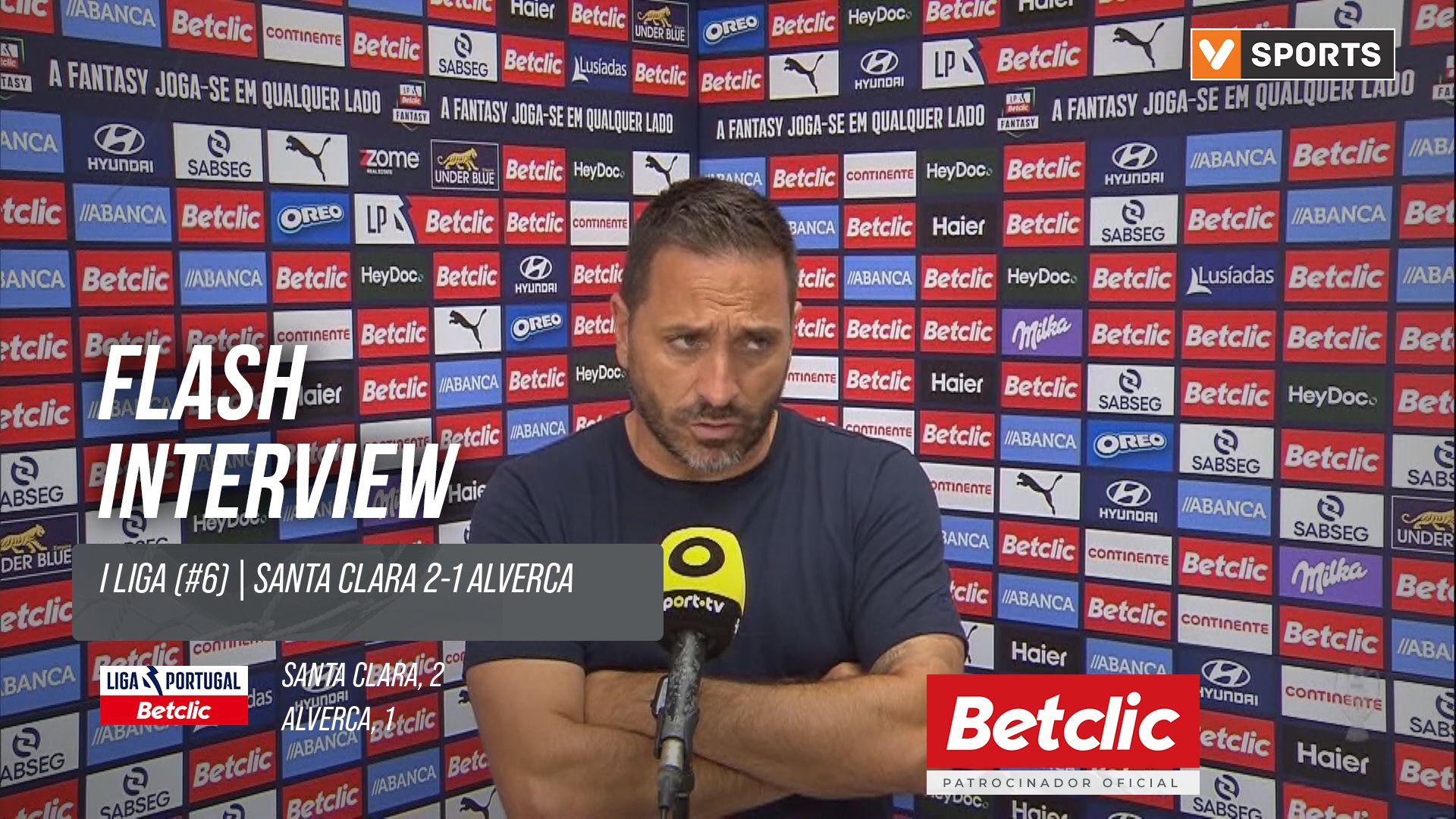 I Liga (#6) | Santa Clara 2-1 Alverca: Flash Interview Vasco Matos