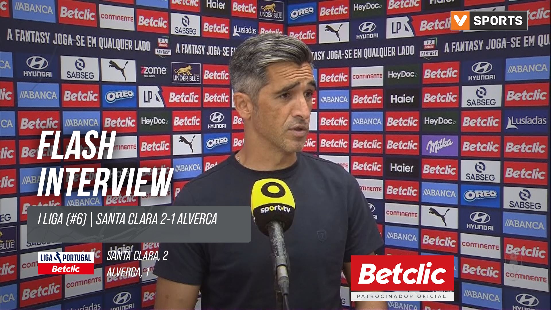 I Liga (#6) | Santa Clara 2-1 Alverca: Flash Interview Custódio