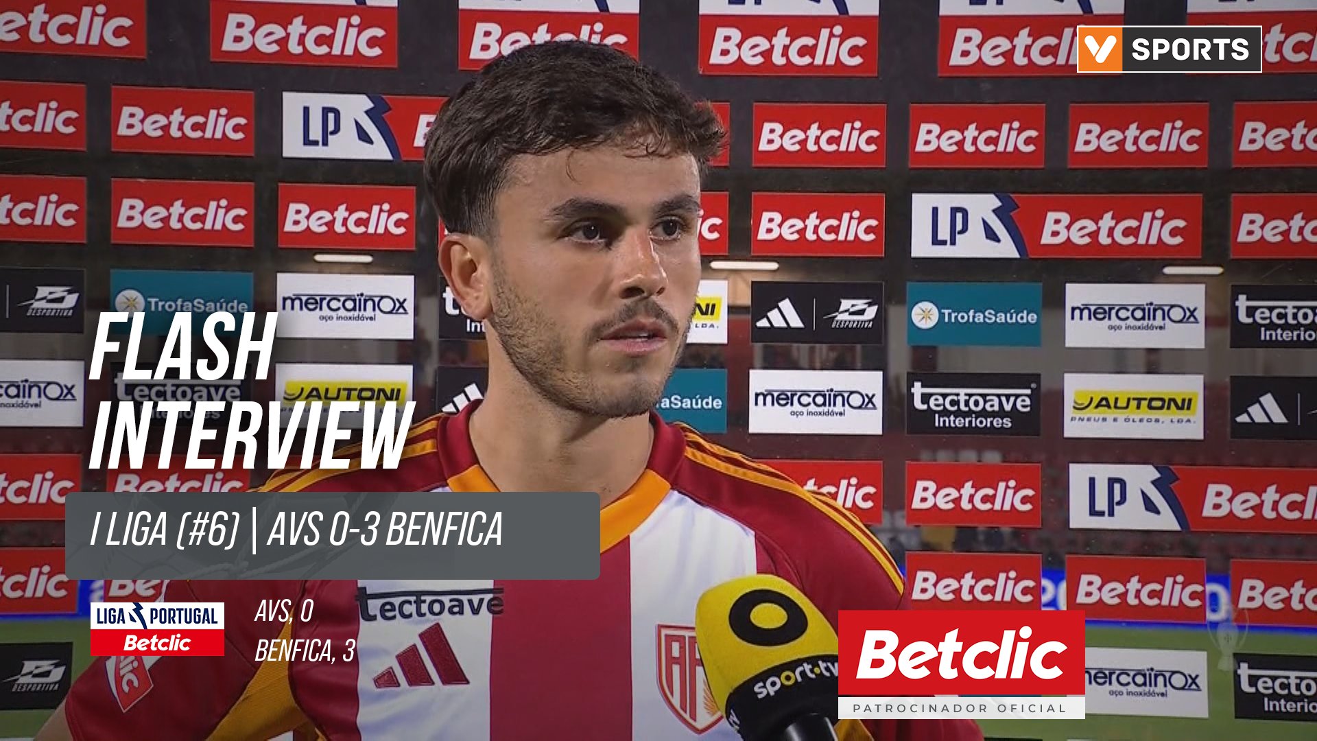 I Liga (#6) | AVS 0-3 Benfica: Flash Interview Pedro Lima