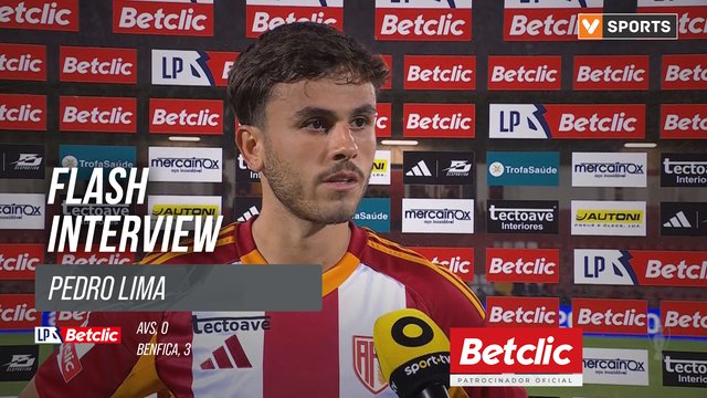 I Liga (#6) | AVS 0-3 Benfica: Flash Interview Pedro Lima